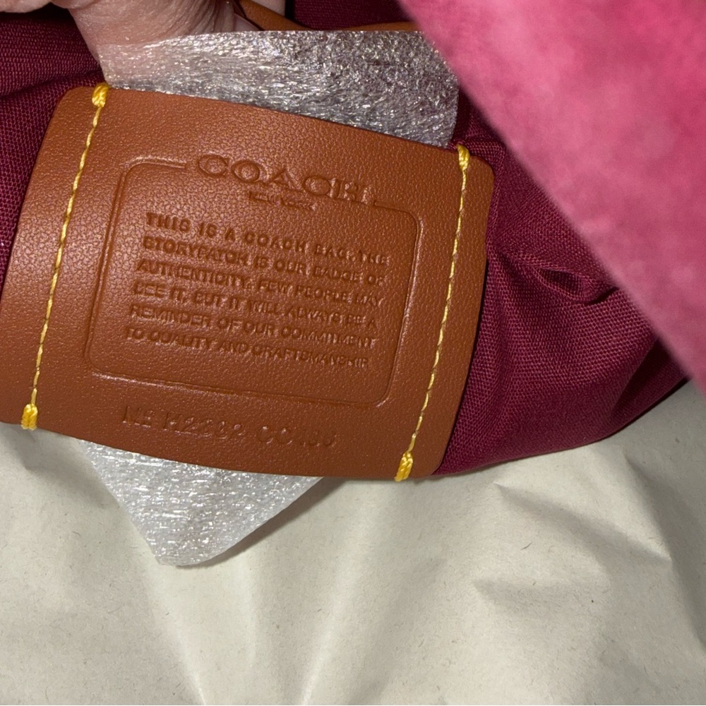 Coach Retail Coated Canvas Signature Cary Shoulder Bag NWT - Picture 7 of 10